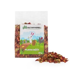 FACTORYHERBS PŁATKI RÓŻY 30g